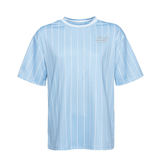 Karl Kani Ανδρική κοντομάνικη μπλούζα Chest Varsity Mesh Pinstripe Tee